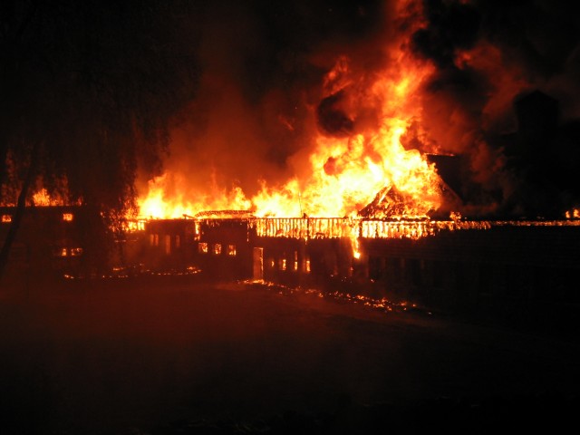 BARN FIRE BEDFORD CENTER RD